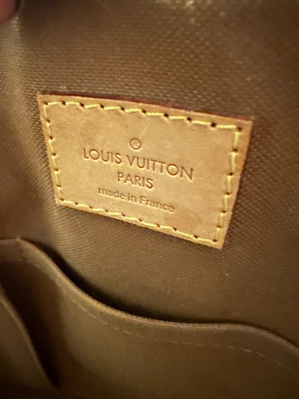 Louis Vuitton Monogram Canvas Shoulder Bag in Brown and Tan - Picture 14 of 16